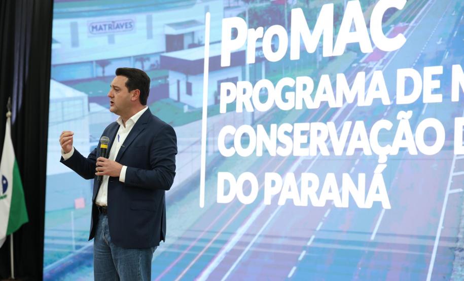 Governo do Paraná apresenta programa de R$ 4,5 bilhões para conservar 10 mil km de rodovias
