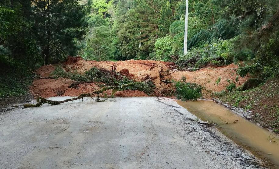 Rodovias interditadas pelas chuvas