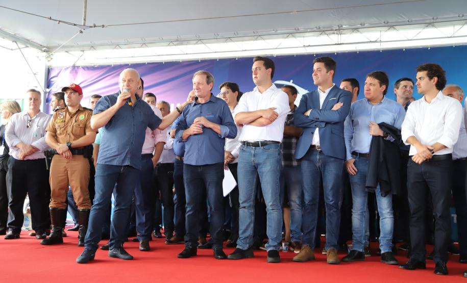 O governador Carlos Massa Ratinho Junior inaugura o Aeroporto Municipal Juvenal Loureiro Cardoso, de Pato Branco, no Sudoeste do Paraná. - Pato Branco, 10/01/2019 - Foto: José Fernando Ogura/ANPr