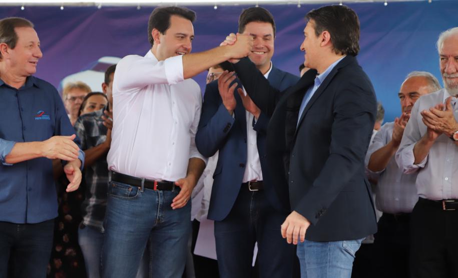 O governador Carlos Massa Ratinho Junior inaugura o Aeroporto Municipal Juvenal Loureiro Cardoso, de Pato Branco, no Sudoeste do Paraná. - Pato Branco, 10/01/2019 - Foto: José Fernando Ogura/ANPr
