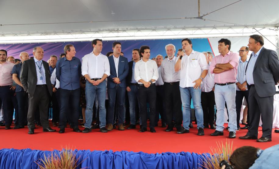 O governador Carlos Massa Ratinho Junior inaugura o Aeroporto Municipal Juvenal Loureiro Cardoso, de Pato Branco, no Sudoeste do Paraná. - Pato Branco, 10/01/2019 - Foto: José Fernando Ogura/ANPr