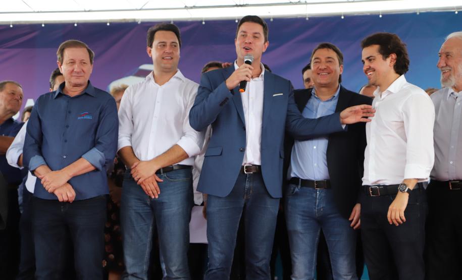 O governador Carlos Massa Ratinho Junior inaugura o Aeroporto Municipal Juvenal Loureiro Cardoso, de Pato Branco, no Sudoeste do Paraná. - Pato Branco, 10/01/2019 - Foto: José Fernando Ogura/ANPr