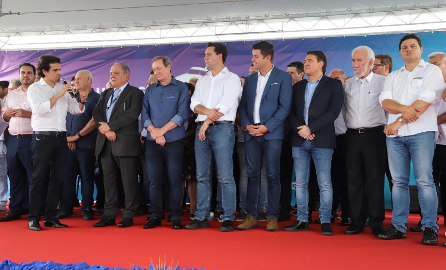 O governador Carlos Massa Ratinho Junior inaugura o Aeroporto Municipal Juvenal Loureiro Cardoso, de Pato Branco, no Sudoeste do Paraná. - Pato Branco, 10/01/2019 - Foto: José Fernando Ogura/ANPr