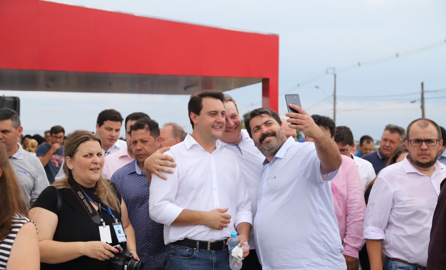 O governador Carlos Massa Ratinho Junior inaugura o Aeroporto Municipal Juvenal Loureiro Cardoso, de Pato Branco, no Sudoeste do Paraná. - Pato Branco, 10/01/2019 - Foto: José Fernando Ogura/ANPr