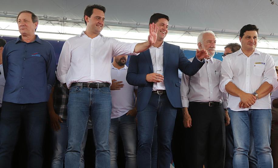 O governador Carlos Massa Ratinho Junior inaugura o Aeroporto Municipal Juvenal Loureiro Cardoso, de Pato Branco, no Sudoeste do Paraná. - Pato Branco, 10/01/2019 - Foto: José Fernando Ogura/ANPr