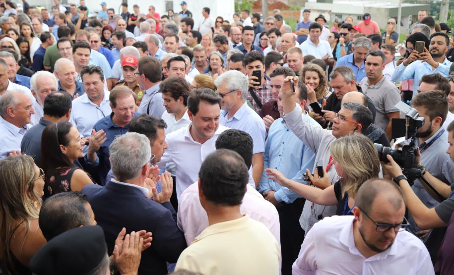 O governador Carlos Massa Ratinho Junior inaugura o Aeroporto Municipal Juvenal Loureiro Cardoso, de Pato Branco, no Sudoeste do Paraná. - Pato Branco, 10/01/2019 - Foto: José Fernando Ogura/ANPr