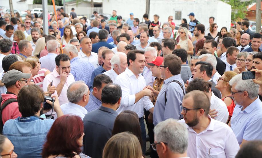 O governador Carlos Massa Ratinho Junior inaugura o Aeroporto Municipal Juvenal Loureiro Cardoso, de Pato Branco, no Sudoeste do Paraná. - Pato Branco, 10/01/2019 - Foto: José Fernando Ogura/ANPr