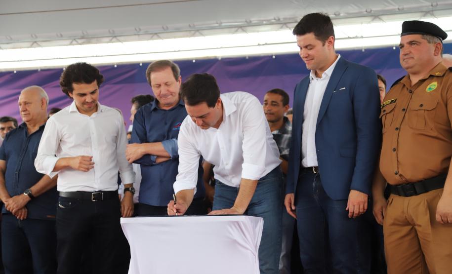 O governador Carlos Massa Ratinho Junior inaugura o Aeroporto Municipal Juvenal Loureiro Cardoso, de Pato Branco, no Sudoeste do Paraná. - Pato Branco, 10/01/2019 - Foto: José Fernando Ogura/ANPr