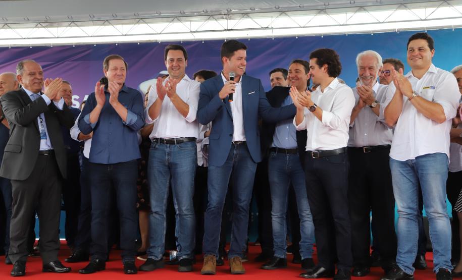 O governador Carlos Massa Ratinho Junior inaugura o Aeroporto Municipal Juvenal Loureiro Cardoso, de Pato Branco, no Sudoeste do Paraná. - Pato Branco, 10/01/2019 - Foto: José Fernando Ogura/ANPr