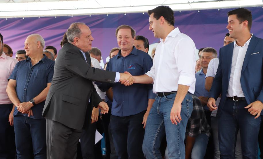 O governador Carlos Massa Ratinho Junior inaugura o Aeroporto Municipal Juvenal Loureiro Cardoso, de Pato Branco, no Sudoeste do Paraná. - Pato Branco, 10/01/2019 - Foto: José Fernando Ogura/ANPr