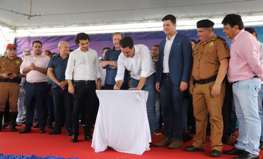 O governador Carlos Massa Ratinho Junior inaugura o Aeroporto Municipal Juvenal Loureiro Cardoso, de Pato Branco, no Sudoeste do Paraná. - Pato Branco, 10/01/2019 - Foto: José Fernando Ogura/ANPr