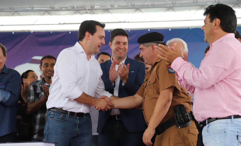 O governador Carlos Massa Ratinho Junior inaugura o Aeroporto Municipal Juvenal Loureiro Cardoso, de Pato Branco, no Sudoeste do Paraná. - Pato Branco, 10/01/2019 - Foto: José Fernando Ogura/ANPr