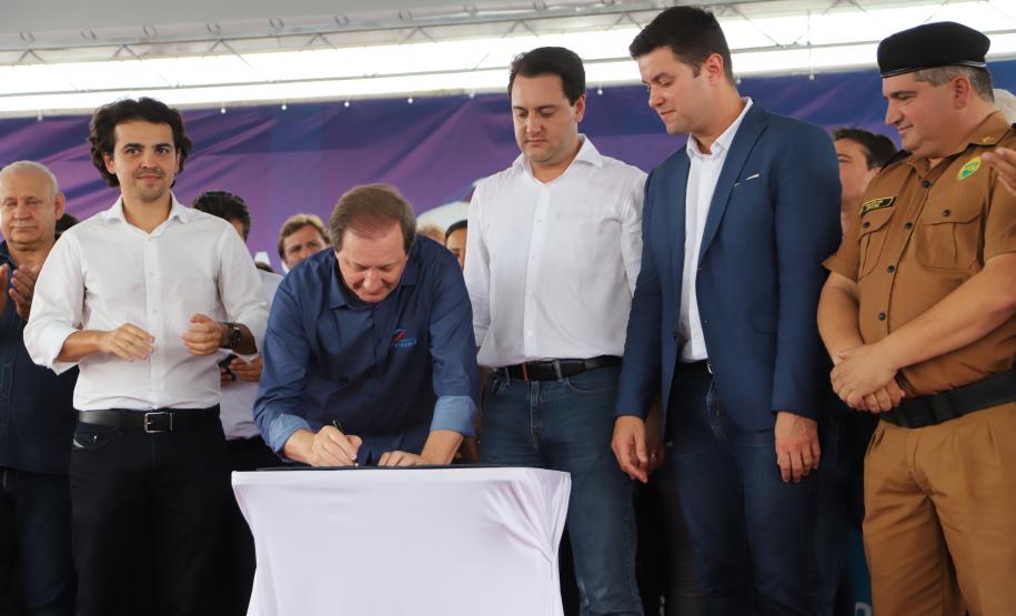 O governador Carlos Massa Ratinho Junior inaugura o Aeroporto Municipal Juvenal Loureiro Cardoso, de Pato Branco, no Sudoeste do Paraná. - Pato Branco, 10/01/2019 - Foto: José Fernando Ogura/ANPr