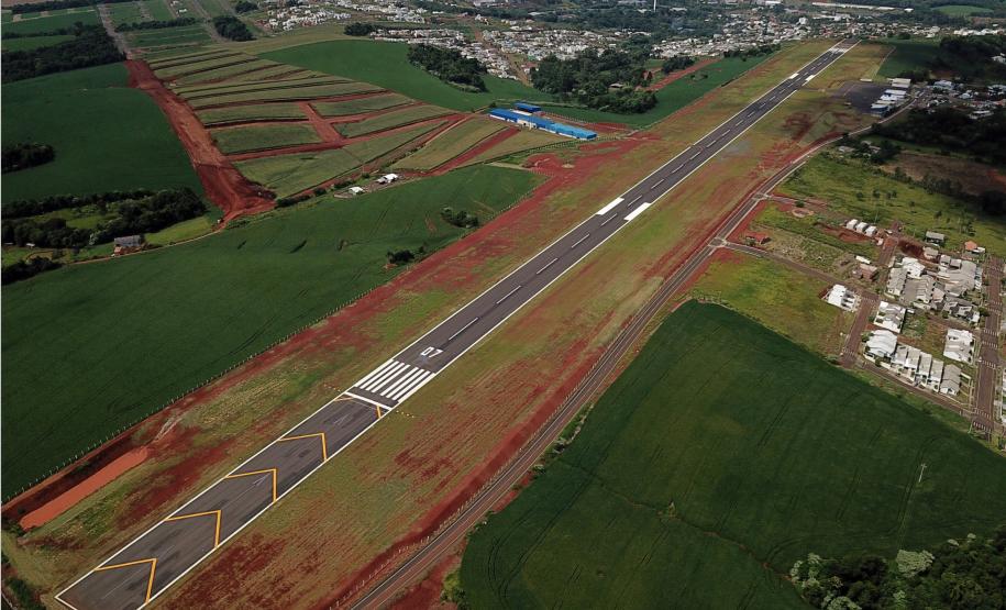 O governador Carlos Massa Ratinho Junior inaugura o Aeroporto Municipal Juvenal Loureiro Cardoso, de Pato Branco, no Sudoeste do Paraná. - Pato Branco, 10/01/2019 - Foto: José Fernando Ogura/ANPr
