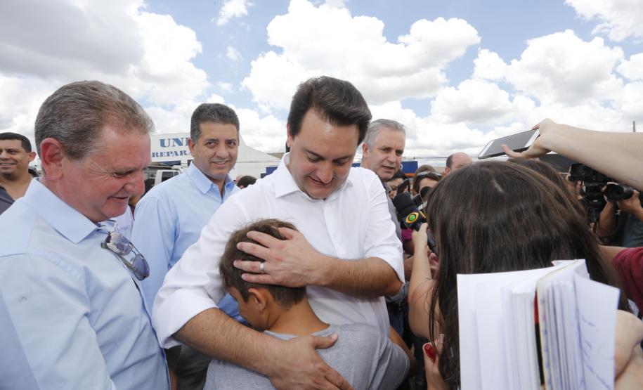 O governador Carlos Massa Ratinho Junior autoriza o início das obras de recuperação do Contorno Sul de Maringá (Noroeste). A obra será feita com recursos do Governo do Estado.  -  Maringá, 06/02/2019  -  Foto: Arnaldo Alves/ANPr