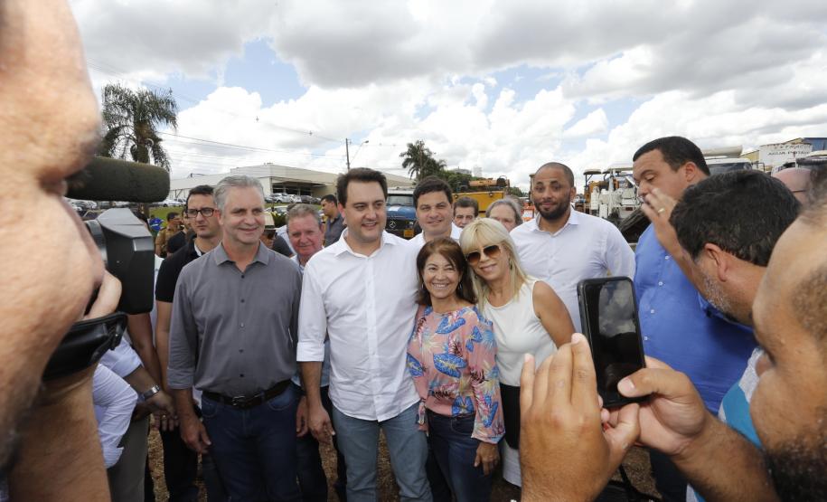 O governador Carlos Massa Ratinho Junior autoriza o início das obras de recuperação do Contorno Sul de Maringá (Noroeste). A obra será feita com recursos do Governo do Estado.  -  Maringá, 06/02/2019  -  Foto: Arnaldo Alves/ANPr