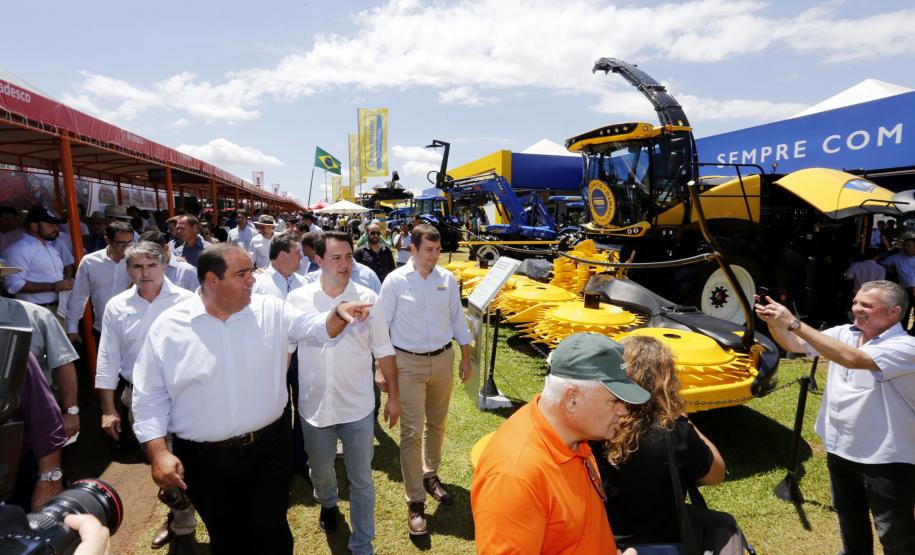 Governador Carlos Massa Ratinho Junior durante Coletiva de Imprensa no Show Rural. Cascavel, 07/02/2019 - Foto: Arnaldo Alves/ANPr