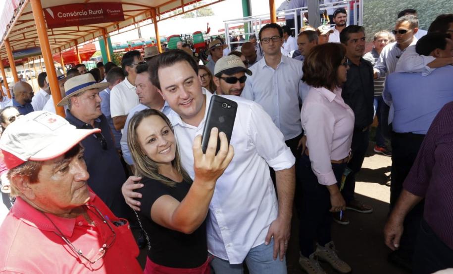 Governador Carlos Massa Ratinho Júnior visita estandes do Show Rural  -  Cascavel, 07/02/2019  -  Foto: Arnaldo Alves/ANPr