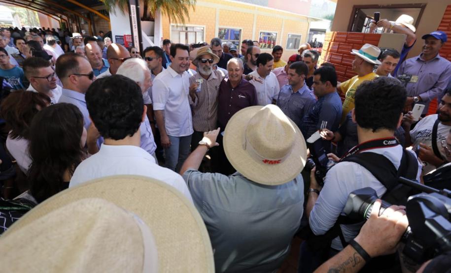 Governador Carlos Massa Ratinho Júnior visita estandes do Show Rural  -  Cascavel, 07/02/2019  -  Foto: Arnaldo Alves/ANPr