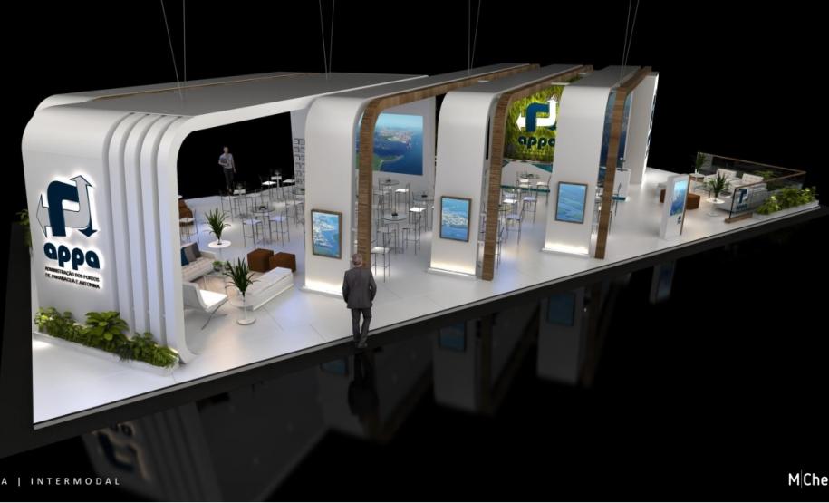 Os Portos do Paraná participam entre os dias 19 e 21 de março, em São Paulo, de mais uma edição da 25ª Intermodal South America, maior feira de logística, transporte de cargas e comércio exterior da América Latina. Foto:Divulgação/APPA