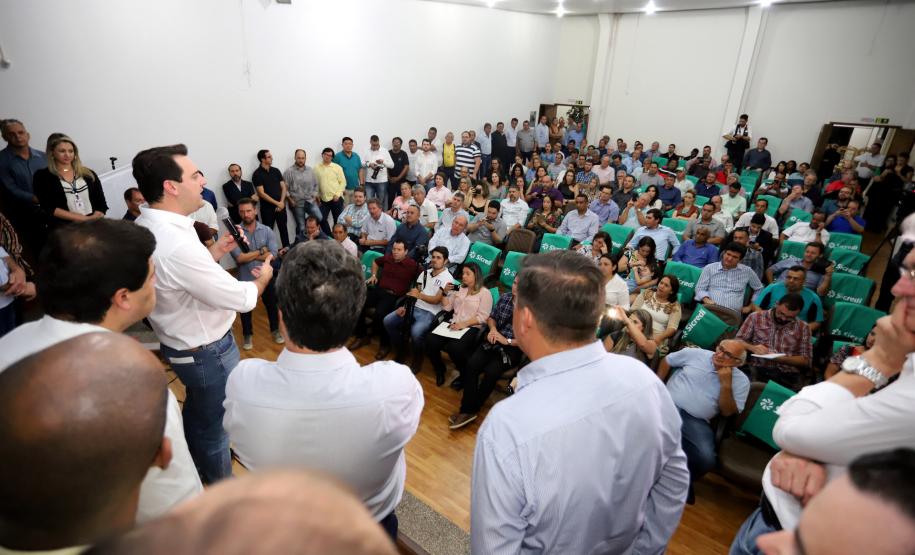 Governador Carlos Massa Ratinho Junior visita a Expo Umuarama e anuncia recursos para investimentos em infraestrutura e melhoria urbana no município. -  Umuarama, 15/03/2019  -  Foto: José Fernando Ogura/ANPr