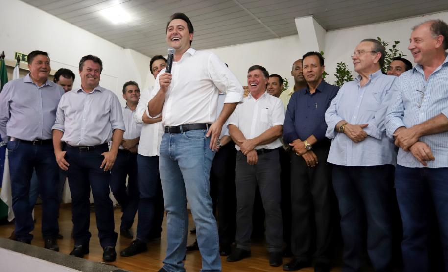 Governador Carlos Massa Ratinho Junior visita a Expo Umuarama e anuncia recursos para investimentos em infraestrutura e melhoria urbana no município. -  Umuarama, 15/03/2019  -  Foto: José Fernando Ogura/ANPr