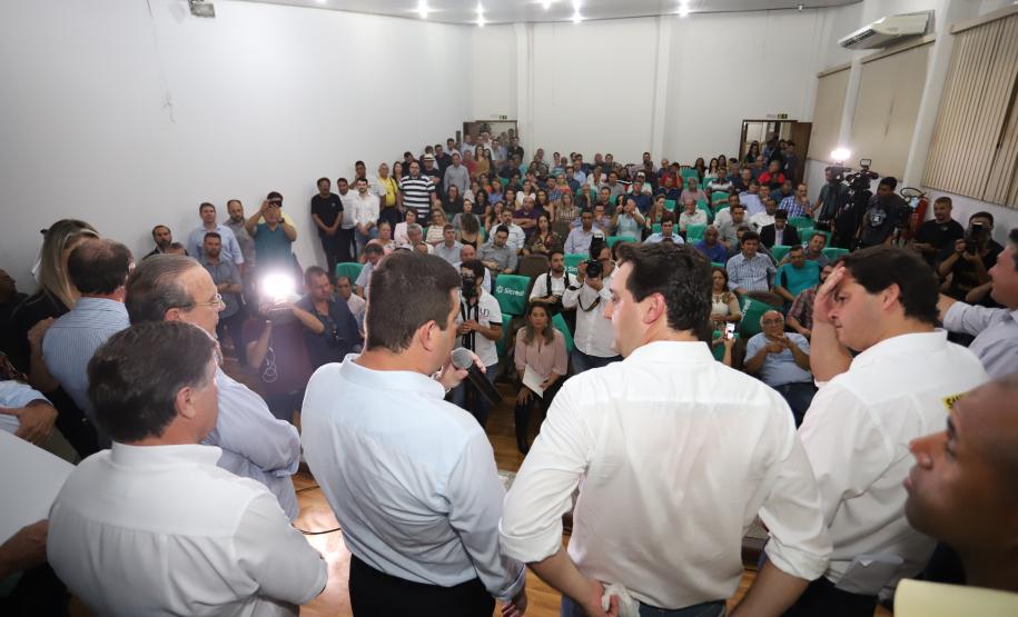 Governador Carlos Massa Ratinho Junior visita a Expo Umuarama e anuncia recursos para investimentos em infraestrutura e melhoria urbana no município. -  Umuarama, 15/03/2019  -  Foto: José Fernando Ogura/ANPr
