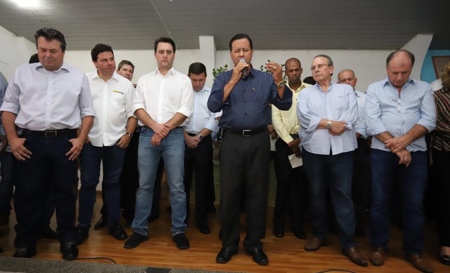 Governador Carlos Massa Ratinho Junior visita a Expo Umuarama e anuncia recursos para investimentos em infraestrutura e melhoria urbana no município. -  Umuarama, 15/03/2019  -  Foto: José Fernando Ogura/ANPr