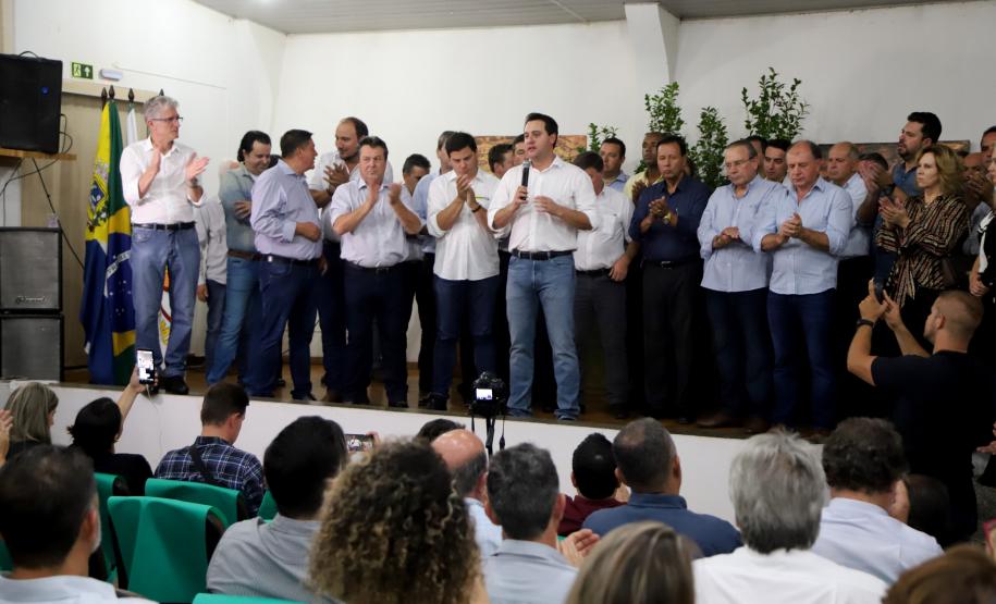Governador Carlos Massa Ratinho Junior visita a Expo Umuarama e anuncia recursos para investimentos em infraestrutura e melhoria urbana no município. -  Umuarama, 15/03/2019  -  Foto: José Fernando Ogura/ANPr