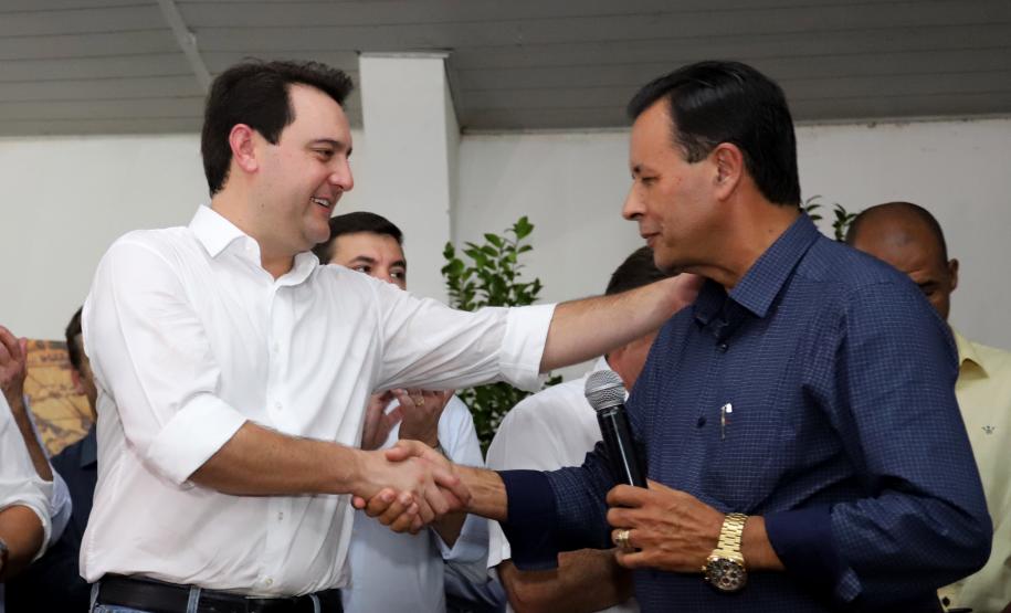Governador Carlos Massa Ratinho Junior visita a Expo Umuarama e anuncia recursos para investimentos em infraestrutura e melhoria urbana no município. -  Umuarama, 15/03/2019  -  Foto: José Fernando Ogura/ANPr