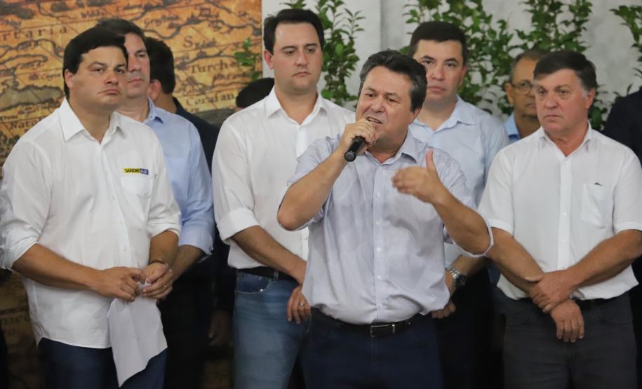 Governador Carlos Massa Ratinho Junior visita a Expo Umuarama e anuncia recursos para investimentos em infraestrutura e melhoria urbana no município. -  Umuarama, 15/03/2019  -  Foto: José Fernando Ogura/ANPr