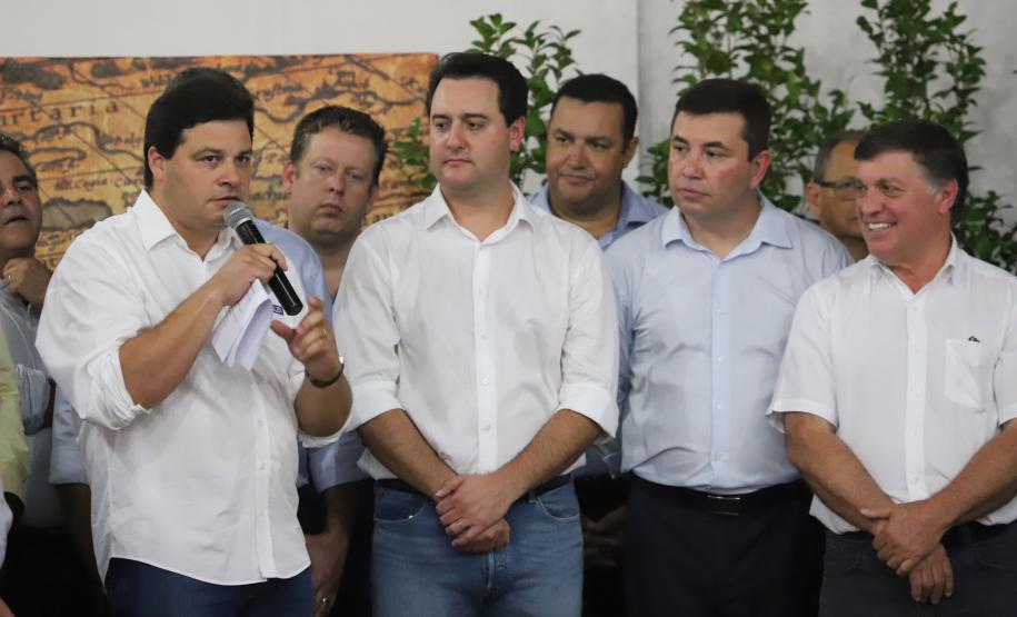 Governador Carlos Massa Ratinho Junior visita a Expo Umuarama e anuncia recursos para investimentos em infraestrutura e melhoria urbana no município. -  Umuarama, 15/03/2019  -  Foto: José Fernando Ogura/ANPr