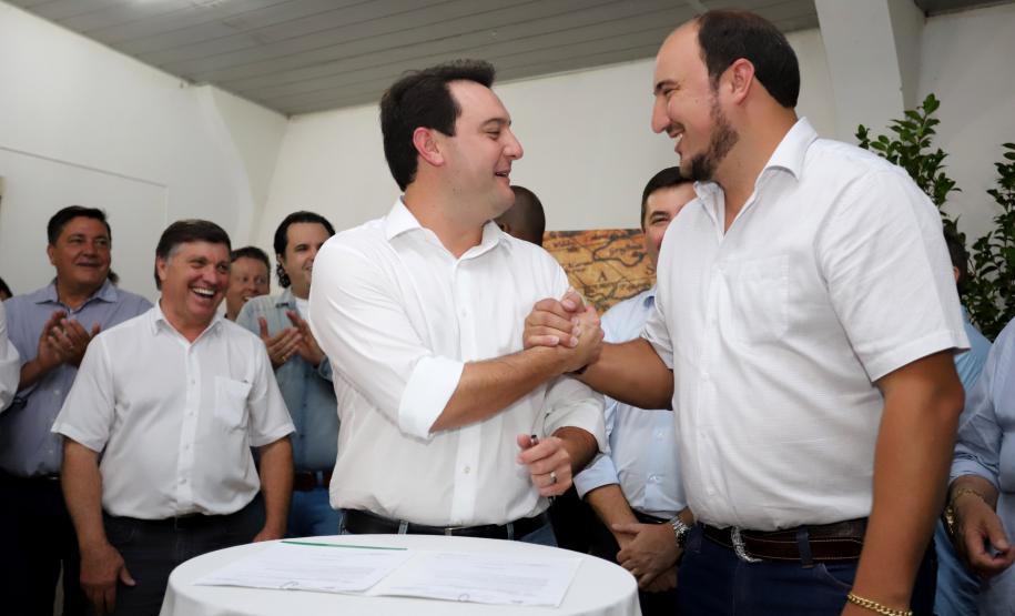 Governador Carlos Massa Ratinho Junior visita a Expo Umuarama e anuncia recursos para investimentos em infraestrutura e melhoria urbana no município. -  Umuarama, 15/03/2019  -  Foto: José Fernando Ogura/ANPr