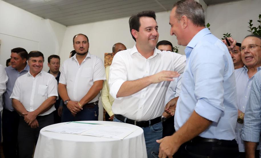 Governador Carlos Massa Ratinho Junior visita a Expo Umuarama e anuncia recursos para investimentos em infraestrutura e melhoria urbana no município. -  Umuarama, 15/03/2019  -  Foto: José Fernando Ogura/ANPr