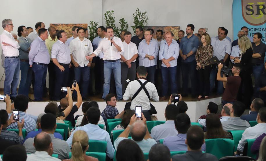 Governador Carlos Massa Ratinho Junior visita a Expo Umuarama e anuncia recursos para investimentos em infraestrutura e melhoria urbana no município. -  Umuarama, 15/03/2019  -  Foto: José Fernando Ogura/ANPr