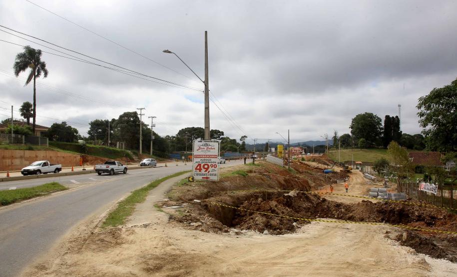 Rodovia da Uva - Obras - Colombo. Foto: Jaelson Lucas/ANPr