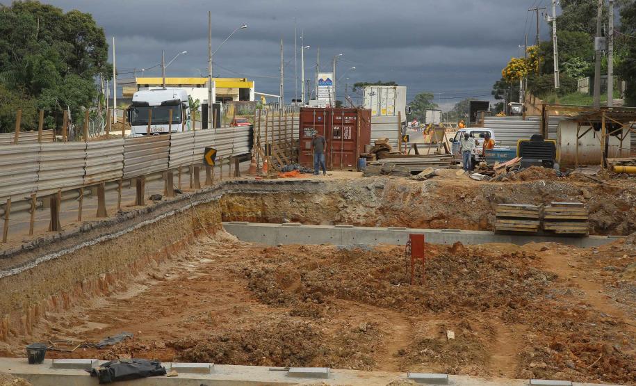 Rodovia da Uva - Obras - Colombo. Foto: Jaelson Lucas/ANPr