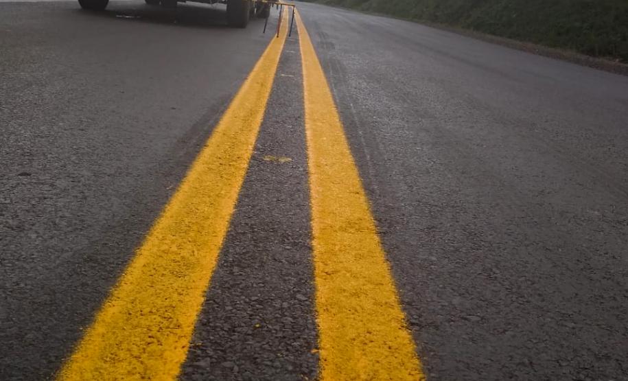 PR-280 (União da Vitória), 5,94 km.trecho recuperado com tapa-buracos e recapeamento  -  Curitiba, 02/04/2019  -  Foto: Divulgação DER/SEIL