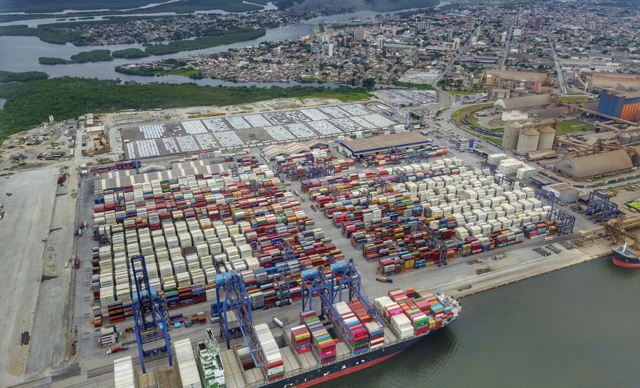04/2019 - Porto de Paranaguá. Foto: José Fernando Ogura/ANPr