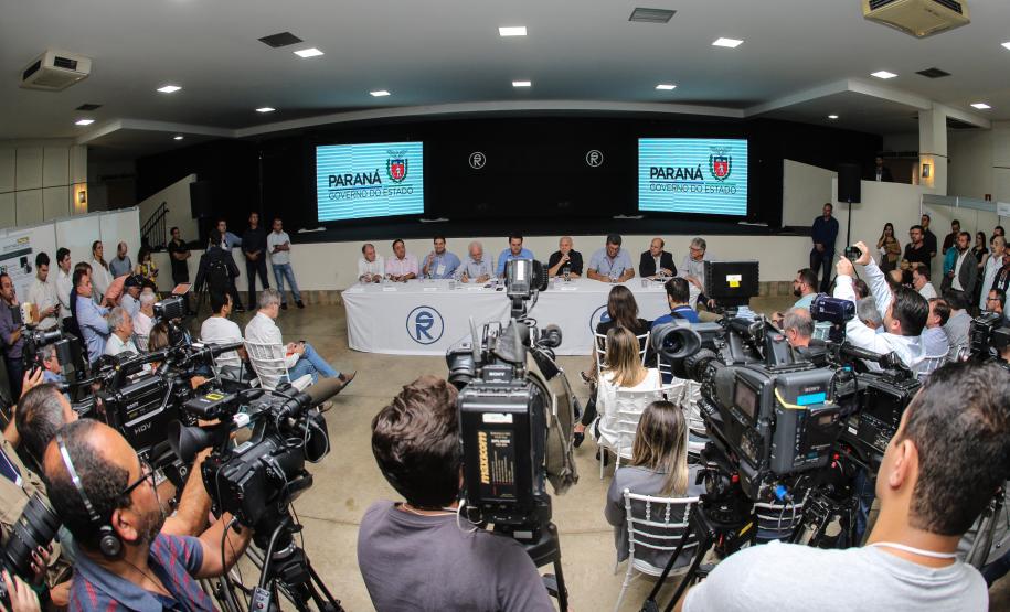O governador Carlos Massa Ratinho Junior  participa da Expolondrina nesta quarta-feira (10).  Londrina, 10/04/2019 -  Foto: Geraldo Bubniak/ANPr