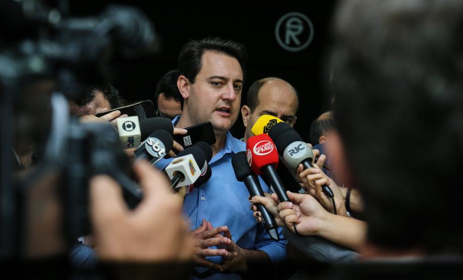 O governador Carlos Massa Ratinho Junior  participa da Expolondrina nesta quarta-feira (10).  Londrina, 10/04/2019 -  Foto: Geraldo Bubniak/ANPr