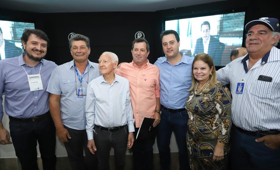 O governador Carlos Massa Ratinho Junior  participa de coletiva na Expolondrina nesta quarta-feira (10).  Londrina, 10/04/2019 -  Foto: Rodrigo Félix Leal/ANPr