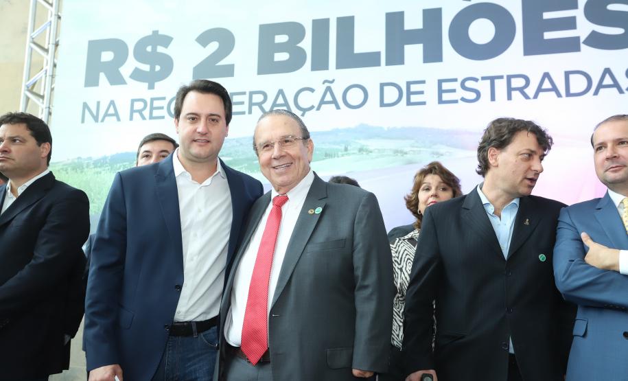O governador Carlos Massa Ratinho Junior lançou, nesta terça-feira (07), o Programa de Revitalização das Estradas, que vai beneficiar todas as regiões do Paraná. Foto: Rodrigo Felix Leal/ANPr
