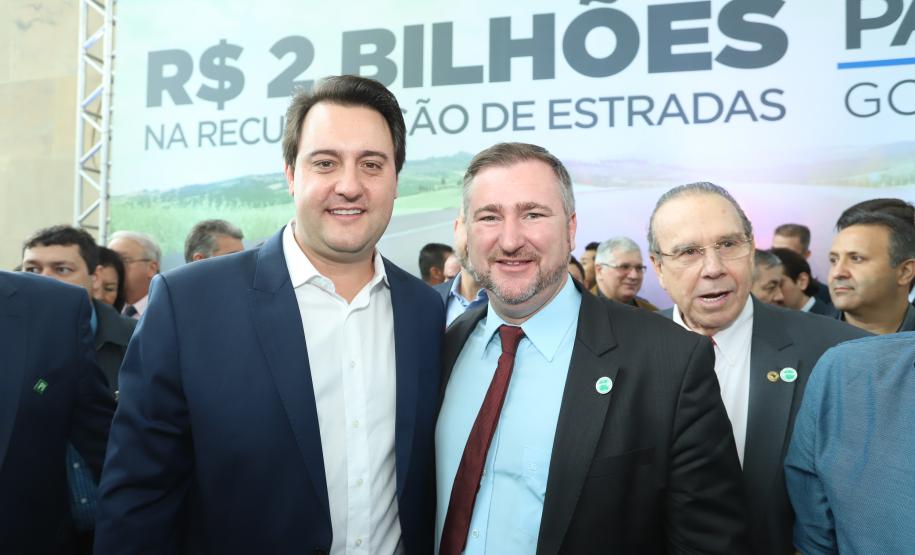 O governador Carlos Massa Ratinho Junior lançou, nesta terça-feira (07), o Programa de Revitalização das Estradas, que vai beneficiar todas as regiões do Paraná. Foto: Rodrigo Felix Leal/ANPr