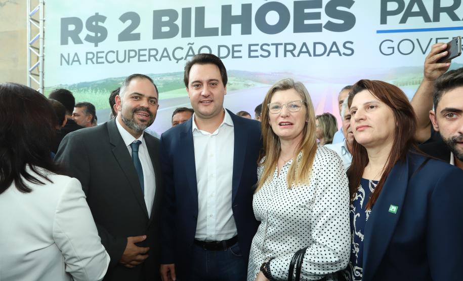 O governador Carlos Massa Ratinho Junior lançou, nesta terça-feira (07), o Programa de Revitalização das Estradas, que vai beneficiar todas as regiões do Paraná. Foto: Rodrigo Felix Leal/ANPr