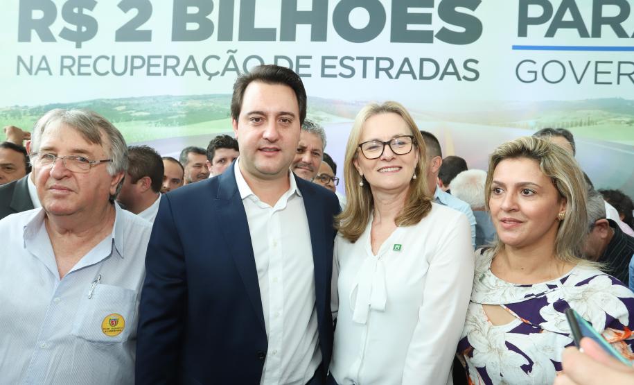 O governador Carlos Massa Ratinho Junior lançou, nesta terça-feira (07), o Programa de Revitalização das Estradas, que vai beneficiar todas as regiões do Paraná. Foto: Rodrigo Felix Leal/ANPr