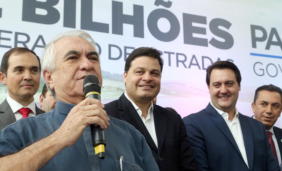 O governador Carlos Massa Ratinho Junior lançou o Programa de Revitalização das Estradas, que vai beneficiar todas as regiões do Paraná.
Foto Gilson Abreu/ANPr