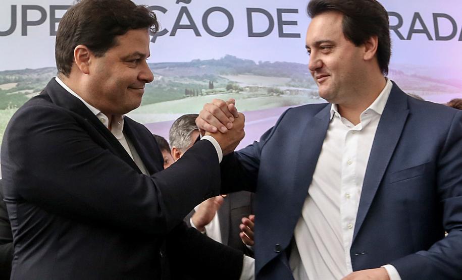 O governador Carlos Massa Ratinho Junior lançou o Programa de Revitalização das Estradas, que vai beneficiar todas as regiões do Paraná.
Foto Gilson Abreu/ANPr