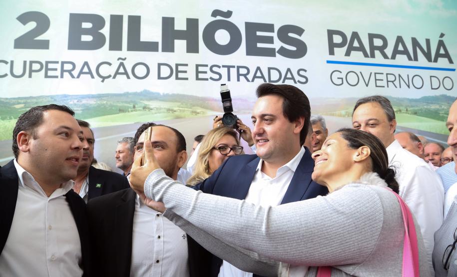 O governador Carlos Massa Ratinho Junior lançou o Programa de Revitalização das Estradas, que vai beneficiar todas as regiões do Paraná.
Foto Gilson Abreu/ANPr