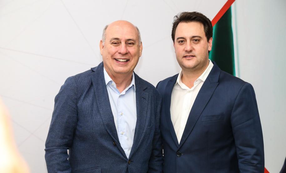 O governador Carlos Massa Ratinho Junior participa de reunião com associados do Sinduscon-PR. Curitiba, 07/05/2019 - Foto: Geraldo Bubniak/ANPr